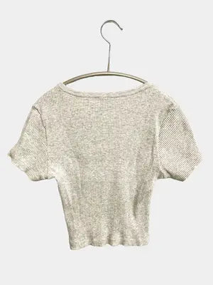UNIQLO/ユニクロ/Tシャツ/カットソー/トップス/グレー/M