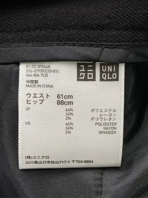 UNIQLO/ユニクロ/その他パンツ/パンツ/ブラック/61cm