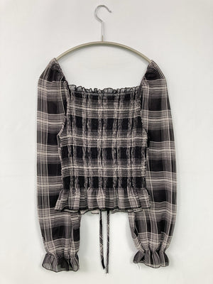 Sibra/シブラ/シャツ/ブラウス/トップス/ブラック