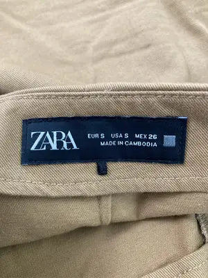 ZARA/ザラ/ショート/ミニスカート/スカート/ブラウン/S