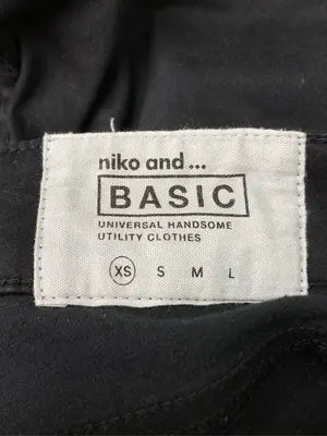 niko and .../ニコアンド/その他パンツ/パンツ/ブラック/XS