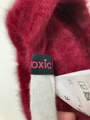 lovetoxic/ラブトキシック/ニットキャップ/ビーニー/帽子/レッド/F