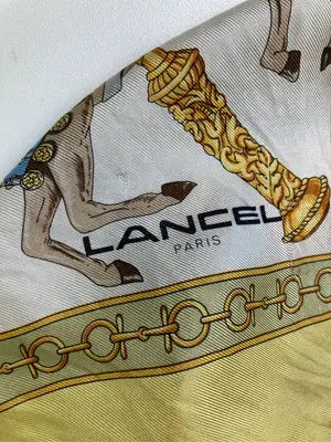 LANCEL/ランセル/バンダナ/スカーフ/財布/小物/イエロー
