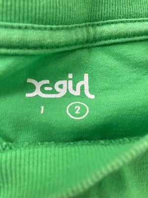 X-GIRL/エックスガール/Tシャツ/カットソー/トップス/グリーン/2
