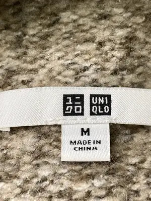 UNIQLO/ユニクロ/ニット/セーター/トップス/ベージュ/M