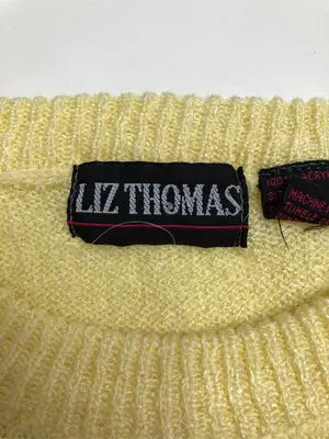 LIZ THOMAS/ニット/セーター/トップス/イエロー/L