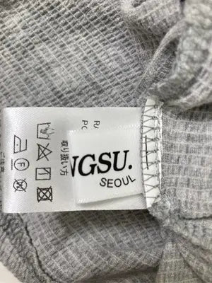SEONGSU/Tシャツ/カットソー/トップス/グレー/F