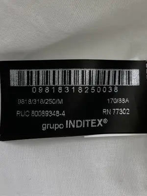 ZARA/ザラ/シャツ/ブラウス/トップス/ホワイト/USA M