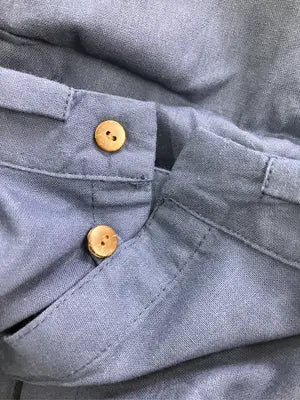 INCERUN/シャツ/ブラウス/トップス/ネイビー/3XL