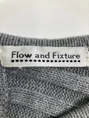Flow and fixture/ニット/セーター/トップス/グレー/L バスト86～94　身長154～162