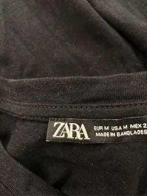 ZARA/ザラ/Tシャツ/カットソー/トップス/ブラック/M