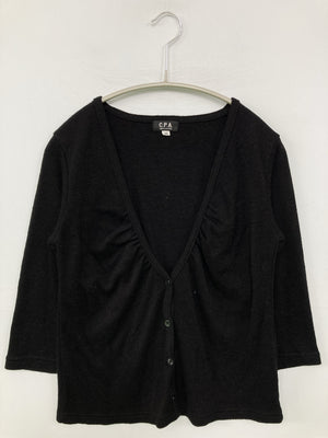 CPA/カーディガン/ボレロ/トップス/ブラック/M