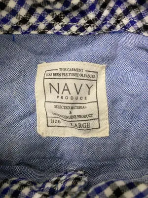 NAVY PRODUCE/ネイビープロデュース/シャツ/ブラウス/トップス/ブルー/LARGE