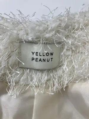 YELLOW PEANUT/ノーカラージャケット/ジャケット/アウター/アイボリー