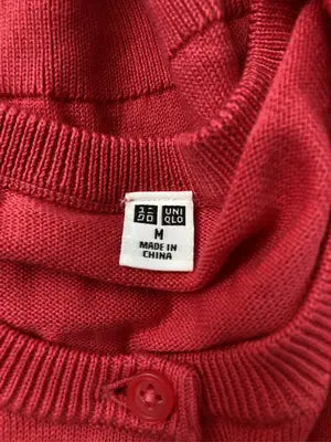 UNIQLO/ユニクロ/カーディガン/ボレロ/トップス/レッド/M