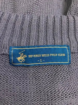 BEVERLY HILLS POLO CLUB/ビバリーヒルズポロクラブ/カーディガン/ボレロ/トップス/ブルー/L