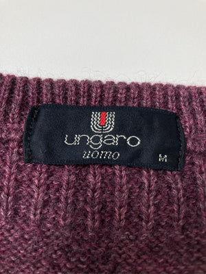 ungaro/ウンガロ/ニット/セーター/トップス/パープル/M