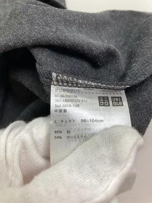 UNIQLO/ユニクロ/Tシャツ/カットソー/トップス/グレー/L