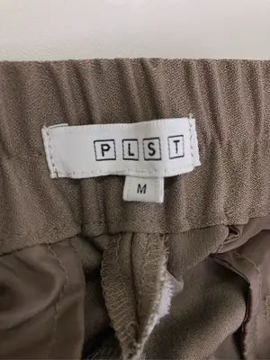 PLST/プラステ/スラックス/パンツ/ブラウン/M