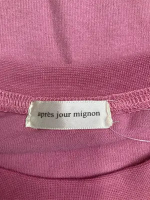 apres jour mignon/アプレジュールミニョン/Tシャツ/カットソー/トップス/ピンク/LL