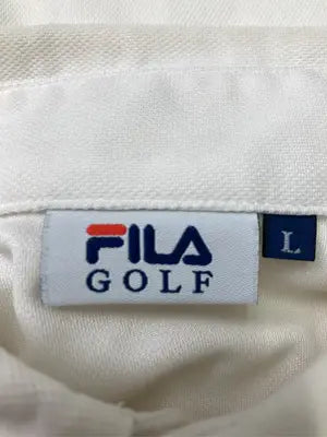 FILA GOLF/フィラゴルフ/ポロシャツ/トップス/アイボリー/L