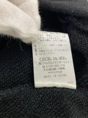 CECIL McBEE/セシルマクビー/パーカー/トップス/ブラック/M
