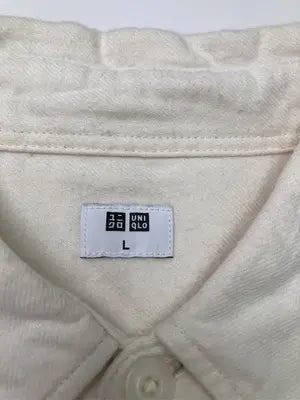 UNIQLO/ユニクロ/シャツ/ブラウス/トップス/アイボリー/L