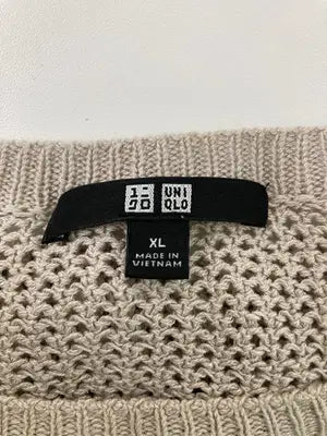 UNIQLO/ユニクロ/ニット/セーター/トップス/ベージュ/XL