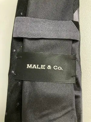 MALE & Co./ネクタイ/ファッション雑貨/ブラック