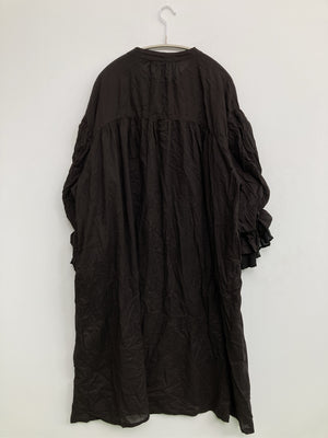 シャツワンピース/ワンピース/ドレス/ブラック/M