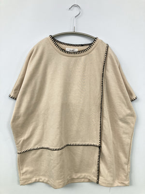 niko and .../ニコアンド/Tシャツ/カットソー/トップス/ベージュ/F