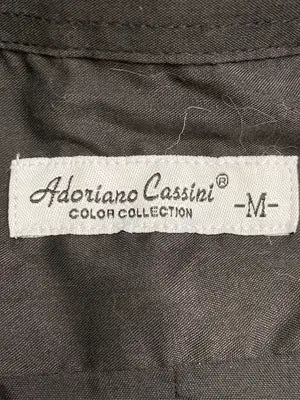 Adoriano Cassini/ビジネスシャツ/トップス/ブラック/M
