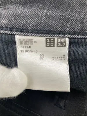 UNIQLO/ユニクロ/デニムパンツ/パンツ/ブラック/25