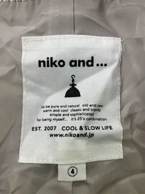 niko and .../ニコアンド/テーラードジャケット/ジャケット/アウター/アイボリー/4