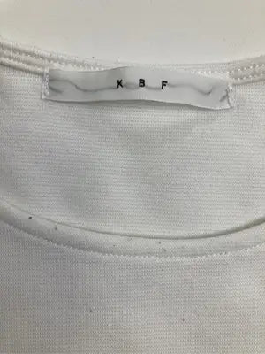 KBF/ケービーエフ/Tシャツ/カットソー/トップス/ホワイト/ONE