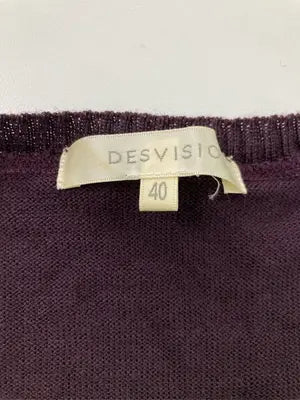 DESVISIO/ニット/セーター/トップス/パープル/40