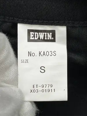EDWIN/エドウィン/デニムパンツ/パンツ/ブラック/S
