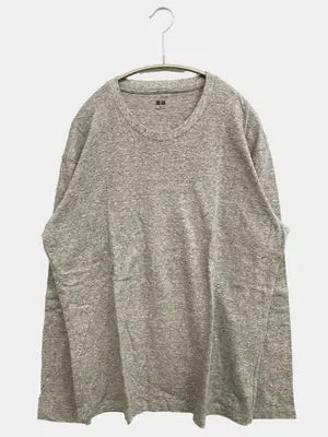 UNIQLO/ユニクロ/Tシャツ/カットソー/トップス/グレー/XL
