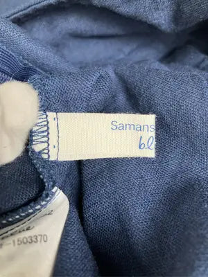 Samansa Mos2 blue/サマンサモスモスブルー/ジャンパースカート/ワンピース/ドレス/ネイビー/F