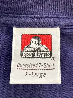 BEN DAVIS/ベンデイビス/Tシャツ/カットソー/トップス/ネイビー/X-Large