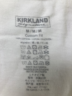 KIRKLAND Signature/カークランドシグネチャー/Tシャツ/カットソー/トップス/ホワイト/M