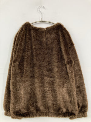 その他トップス/トップス/ブラウン/LL