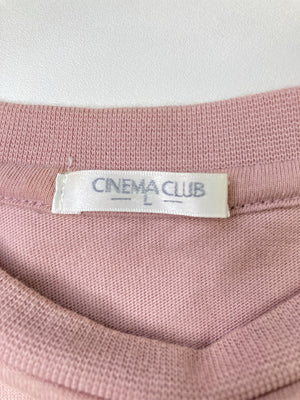 CINEMA CLUB/シネマクラブ/Tシャツ/カットソー/トップス/ピンク/L