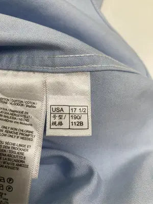BROOKS BROTHERS/ブルックスブラザーズ/シャツ/ブラウス/トップス/スカイブルー/17 1/2-34