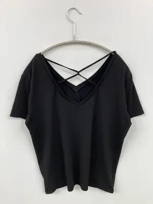 MURUA/ムルーア/Tシャツ/カットソー/トップス/ブラック/F