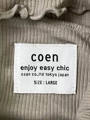 coen/コーエン/Tシャツ/カットソー/トップス/グレー/LARGE