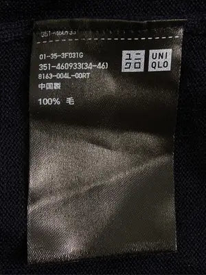 UNIQLO/ユニクロ/ニット/セーター/トップス/ネイビー/XL