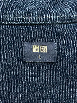 UNIQLO/ユニクロ/シャツ/ブラウス/トップス/ネイビー/L