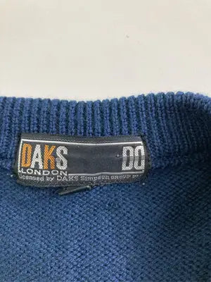 DAKS/ダックス/ニット/セーター/トップス/ブルー/L