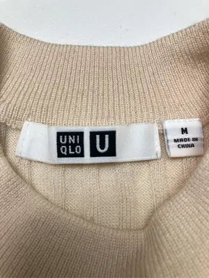 UNIQLO U/ユニクロユー/ニット/セーター/トップス/ベージュ/M